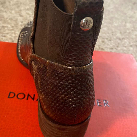 Pronto Lizard-embossed stud boots-6 - Picture 8 of 9